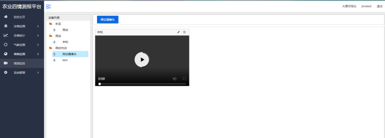 农业四情监测预警办理体系
